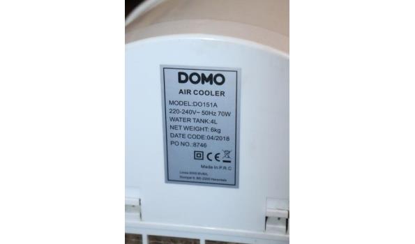 zgn air cooler DOMO, werking niet gekend, zonder afstandsbediening